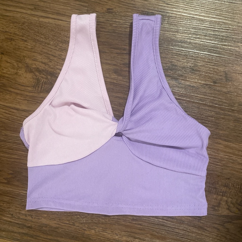 Purple Tied Tank